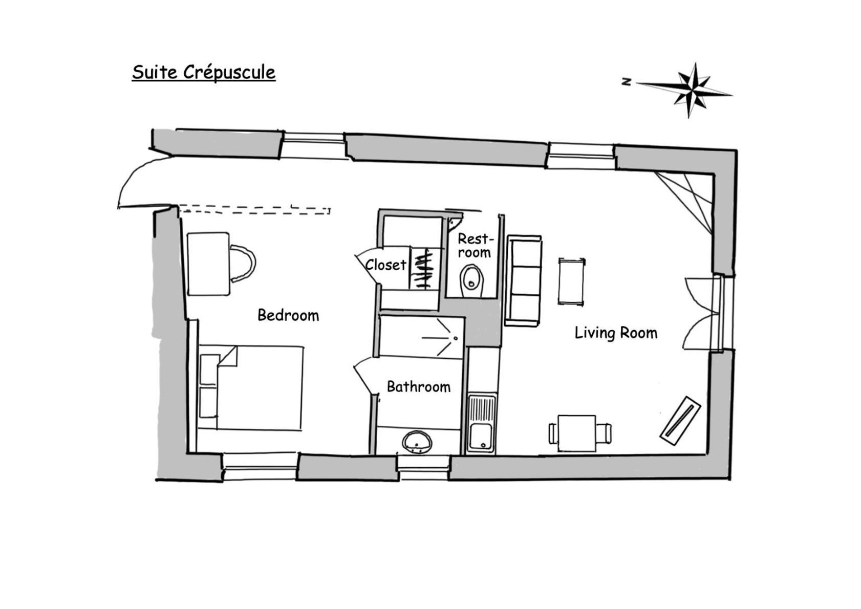 Mastignac Chambre D'Hote Valréas Eksteriør bilde
